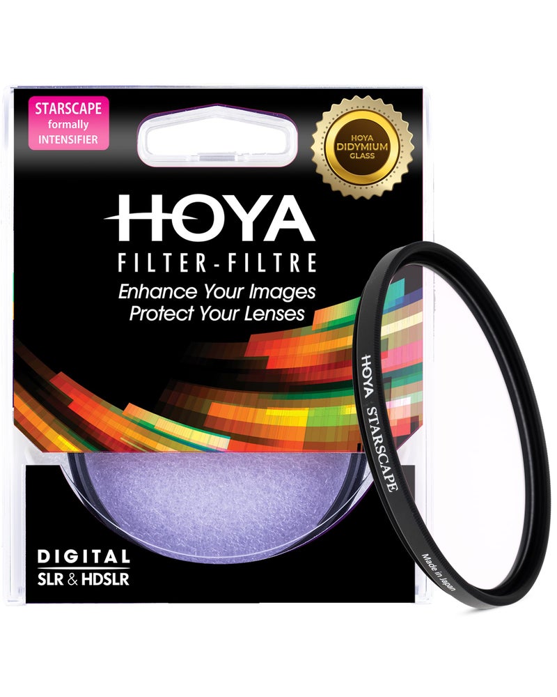 HOYA 58mm STARSCAPE Light Pollution Astrophotography Filter â€“ Didymium Glass with Enhanced HMC Multicoating Technolgy - Boost Star-to-Sky Contrast - Reduce Night City Sky Color Cast